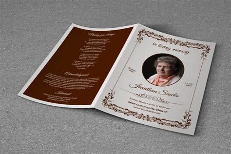 Free and customizable funeral templates .